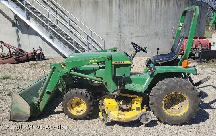 image for item DK4230 1995 John Deere 855 MFWD tractor