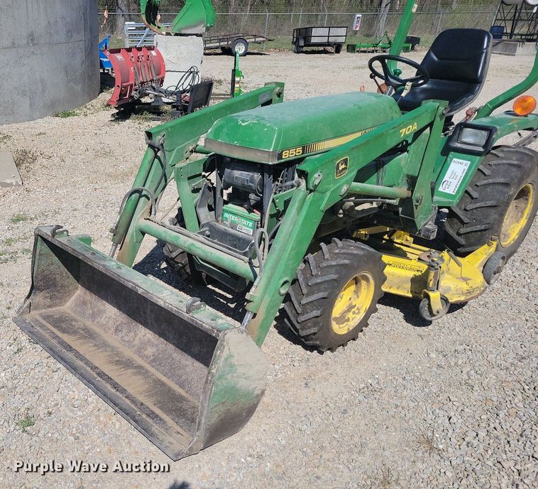 image for item DK4230 1995 John Deere 855 MFWD tractor
