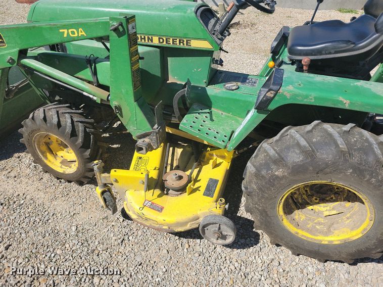 image for item DK4230 1995 John Deere 855 MFWD tractor