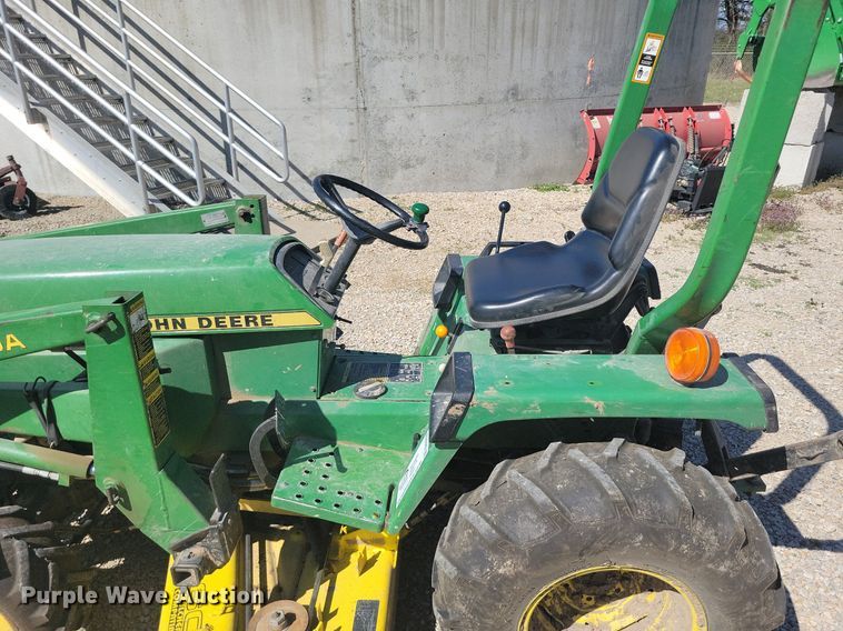 image for item DK4230 1995 John Deere 855 MFWD tractor