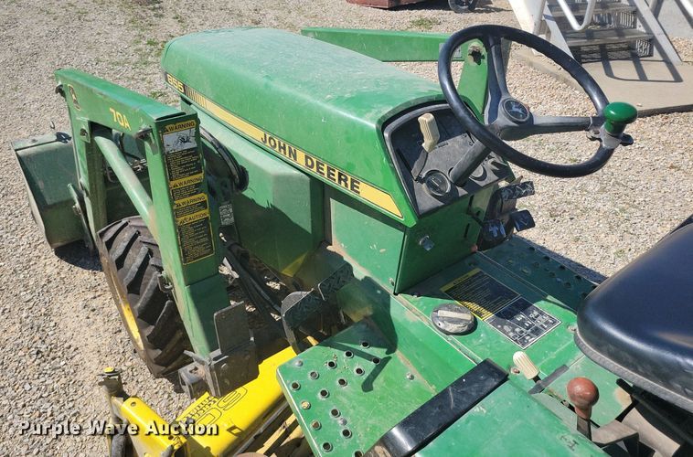 image for item DK4230 1995 John Deere 855 MFWD tractor