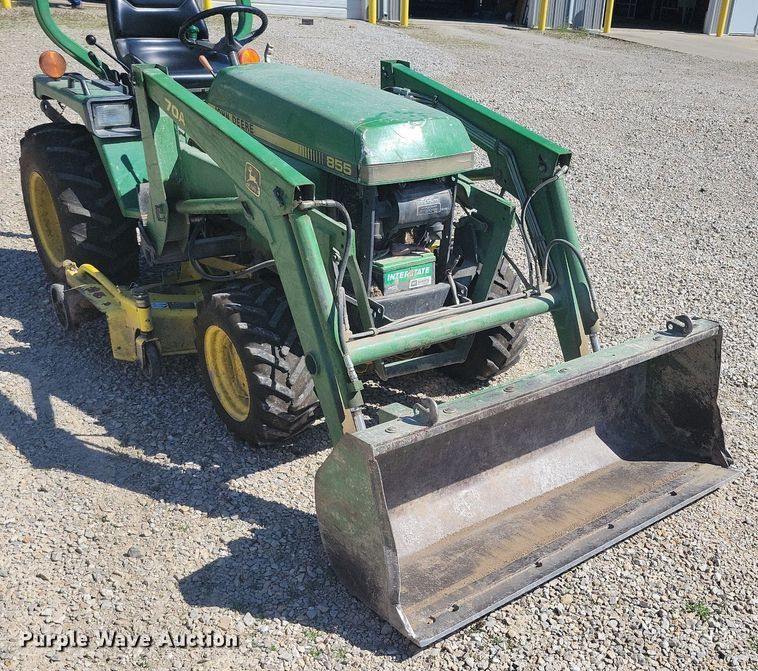 image for item DK4230 1995 John Deere 855 MFWD tractor