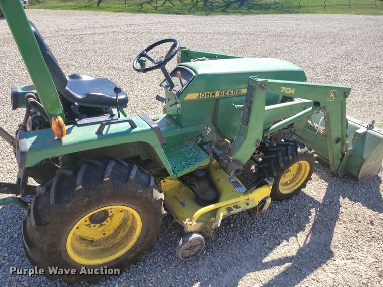 image for item DK4230 1995 John Deere 855 MFWD tractor