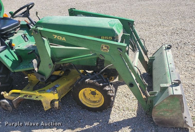 image for item DK4230 1995 John Deere 855 MFWD tractor