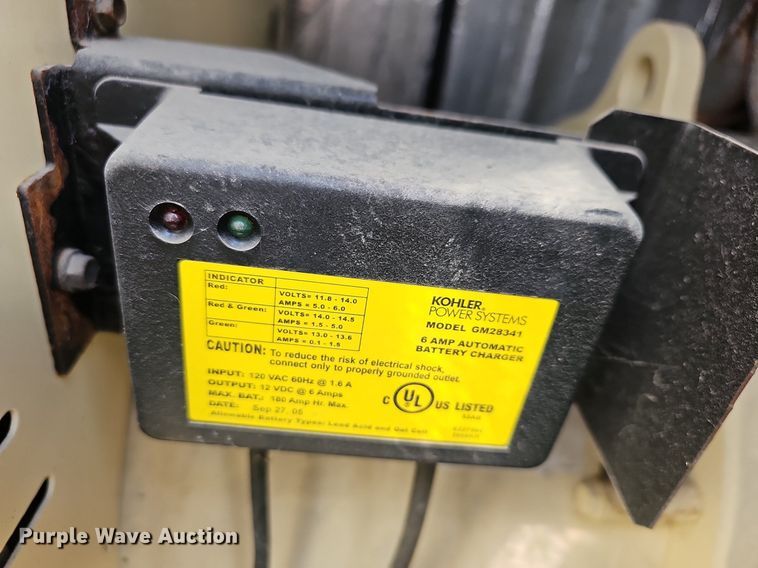 image for item DM1552 2006 Kohler 125 generator