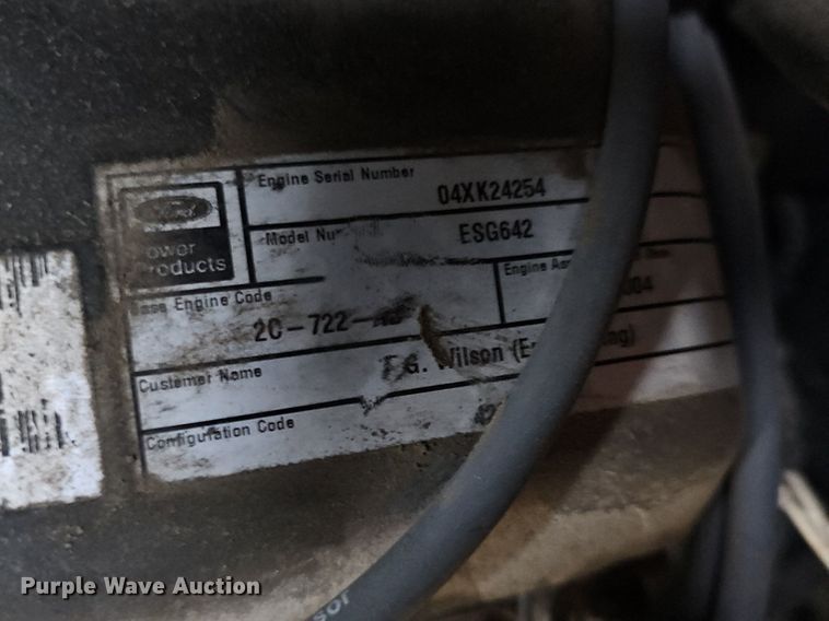 image for item DM1558 2004 Olympian  G30F3 generator