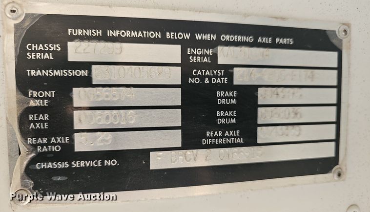 image for item DM1570 2005 Bluebird  Vision school bus