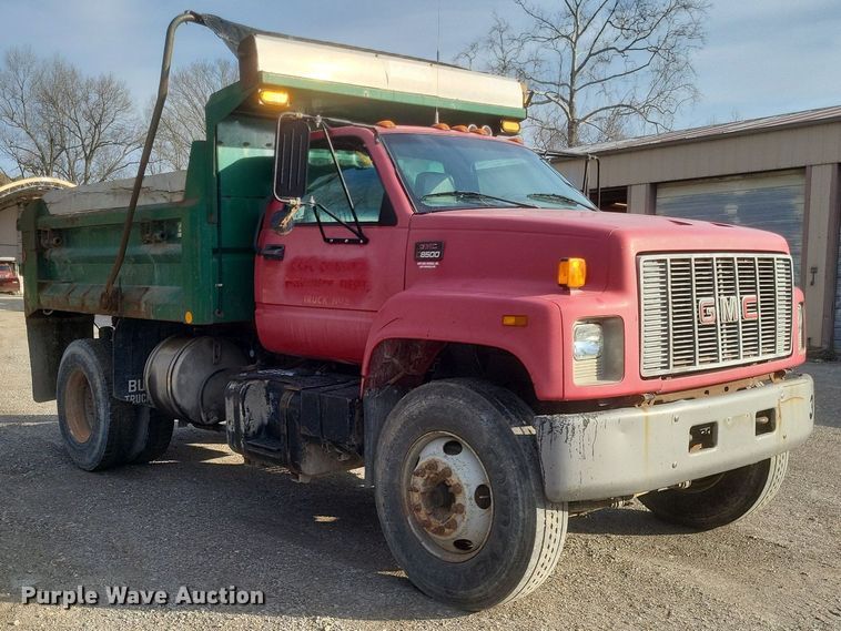 image for item DO4856 1999 GMC C8500 dump truck
