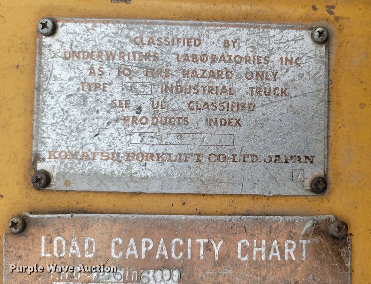 image for item DP3415 Komatsu  FG30-7 forklift