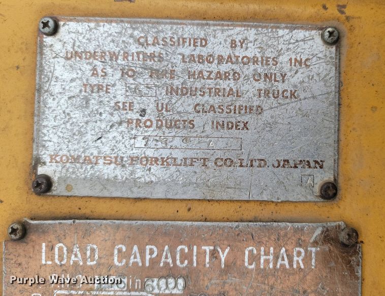 image for item DP3415 Komatsu  FG30-7 forklift