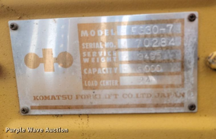 image for item DP3415 Komatsu  FG30-7 forklift