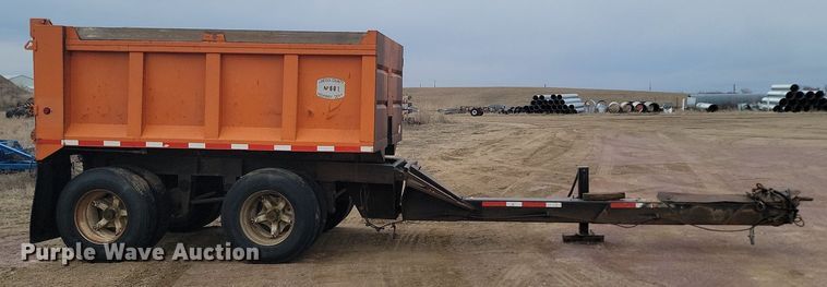 image for item DP3419 1980 East end dump pup trailer