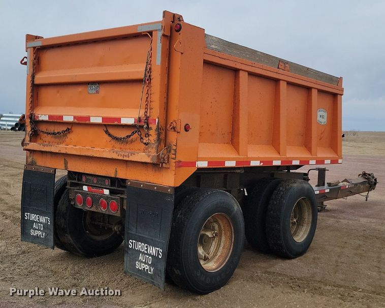 image for item DP3419 1980 East end dump pup trailer