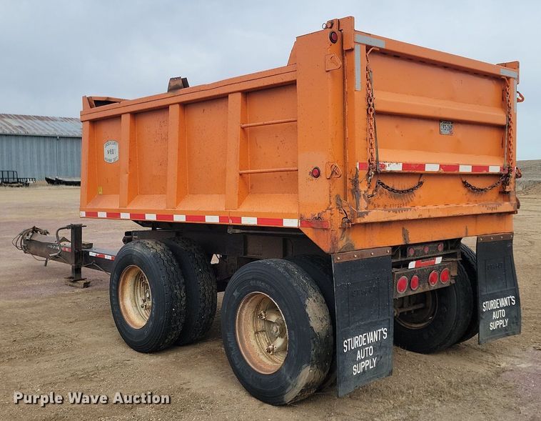 image for item DP3419 1980 East end dump pup trailer