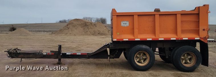 image for item DP3419 1980 East end dump pup trailer