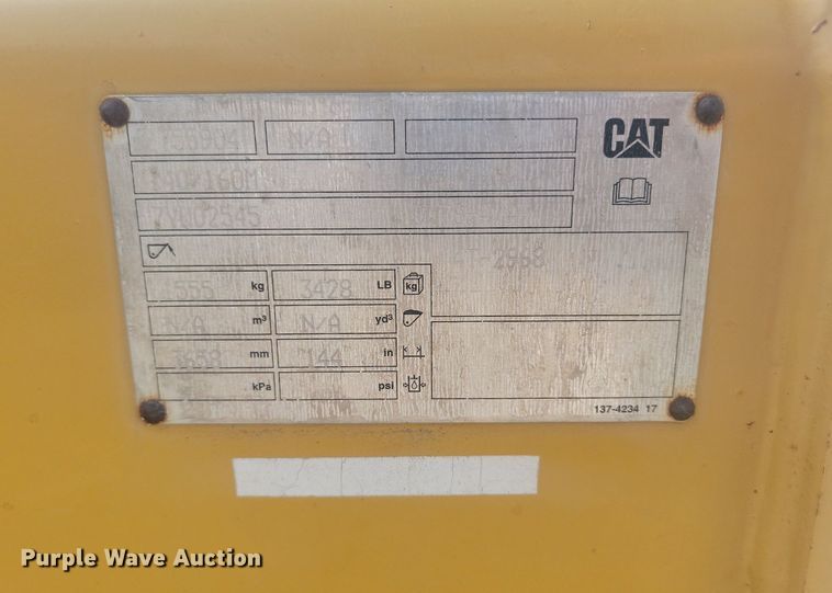 image for item DP3475 2009 Caterpillar 140M AWD motor grader