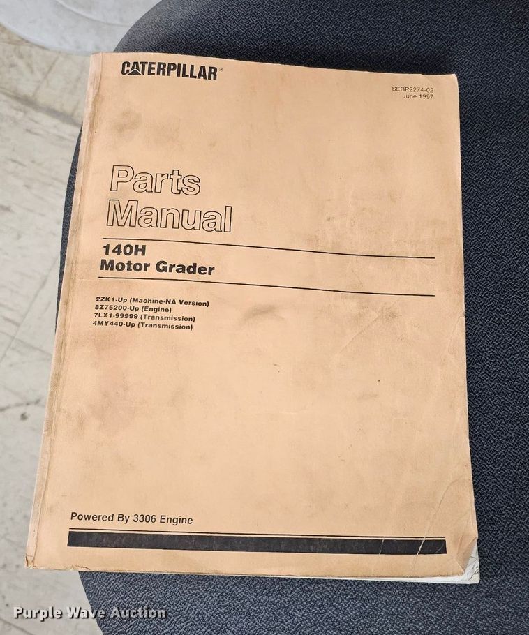 image for item DS5685 1998 Caterpillar 140H VHP motor grader