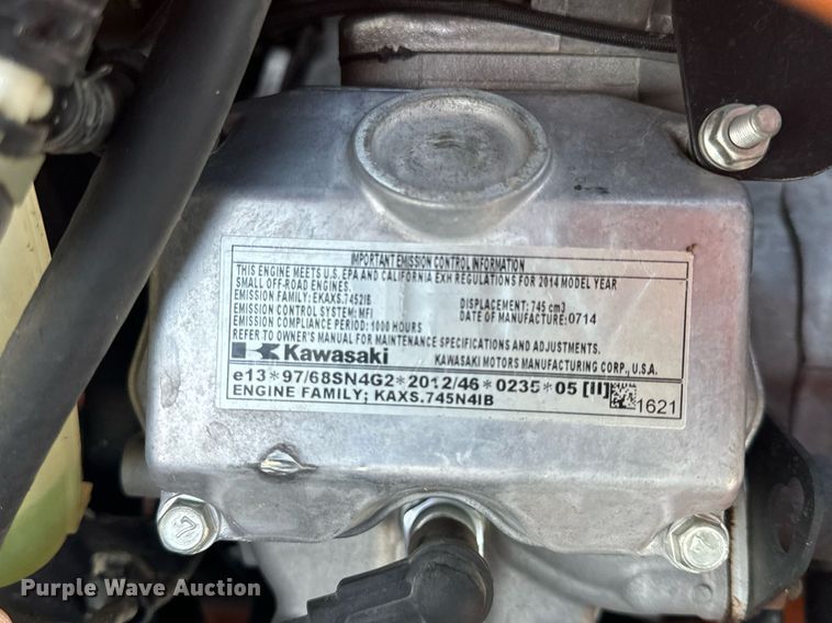 image for item EH6617 Scag Turf Tiger STT72V-26DFI ZTR lawn mower