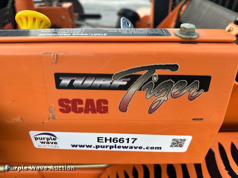 image for item EH6617 Scag Turf Tiger STT72V-26DFI ZTR lawn mower