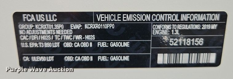 image for item EI3546 2019 Jeep Renegade Latitude SUV