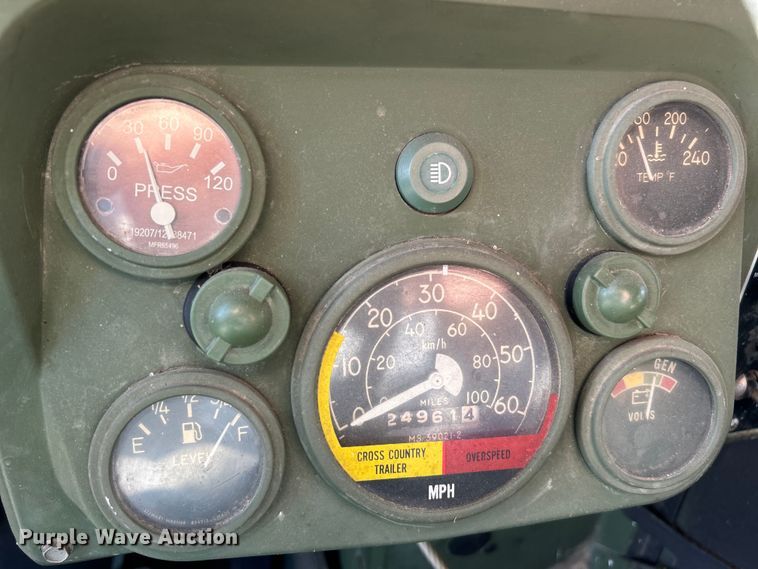 image for item EK4291 1989 AM General Humvee SUV