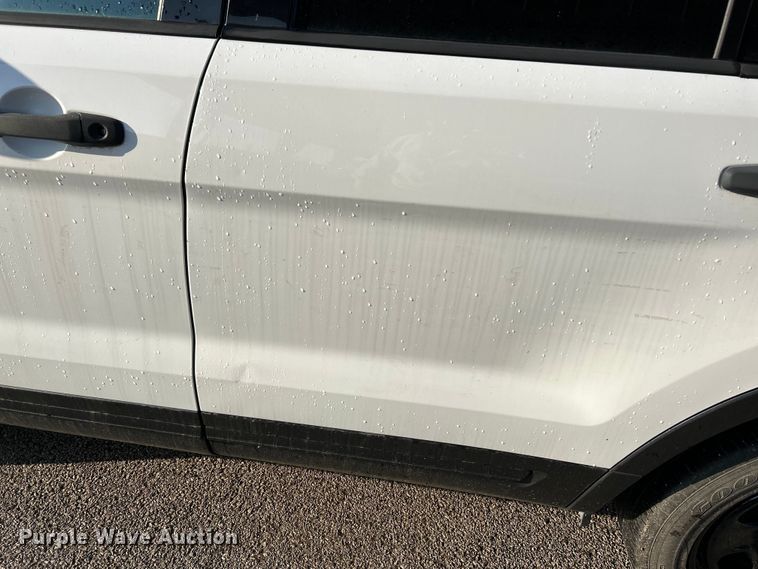 image for item EK4293 2017 Ford Explorer Police Interceptor  SUV