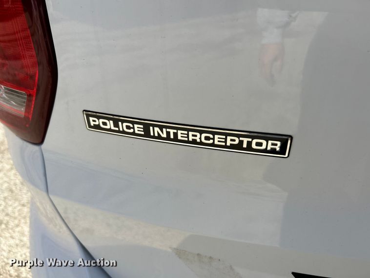 image for item EK4294 2016 Ford Explorer Police Interceptor  SUV