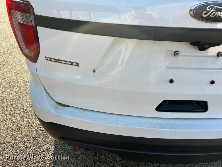 image for item EK4295 2017 Ford Explorer Police Interceptor  SUV