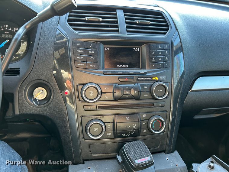 image for item EK4295 2017 Ford Explorer Police Interceptor  SUV