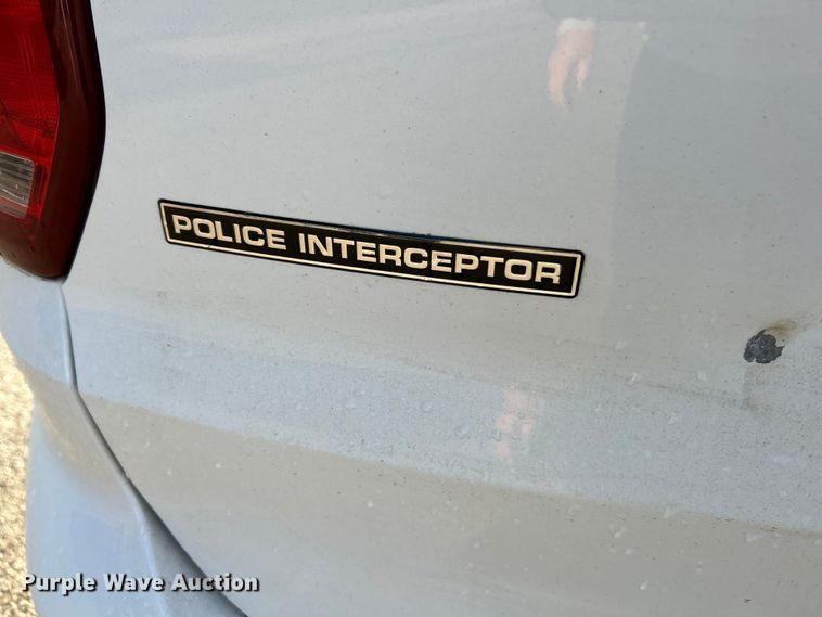 image for item EK4295 2017 Ford Explorer Police Interceptor  SUV