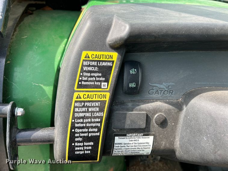 image for item EK4309 2015 John Deere Gator XUV 825i utility vehicle