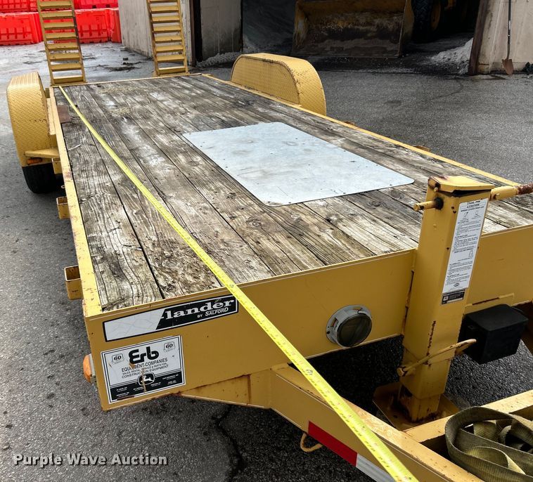 image for item EK4314 2009 Mac-Lander 20TFHWB equipment trailer