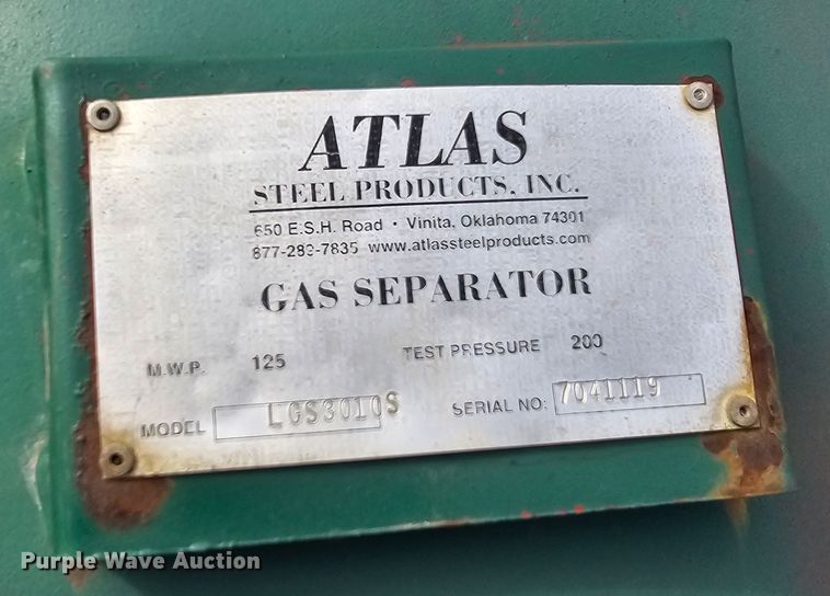 image for item EK5654 Atlas LGS3010S gas separator