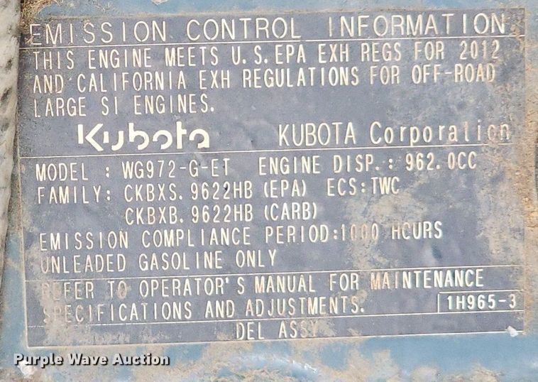 image for item EK5716 Grasshopper  729T6 ZTR lawn mower