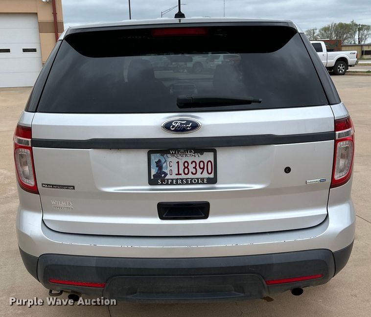 image for item IB9349 2015 Ford Explorer Police Interceptor SUV