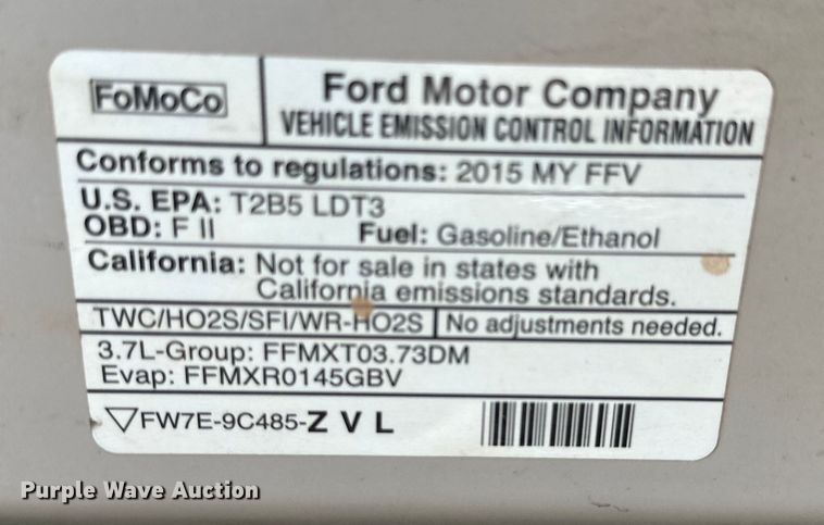 image for item IB9349 2015 Ford Explorer Police Interceptor SUV