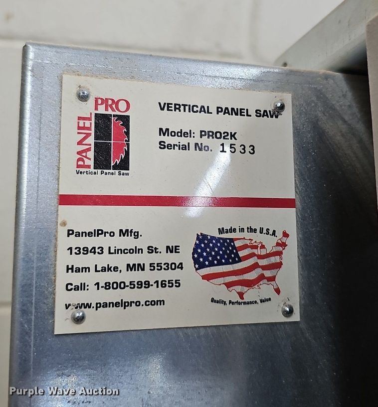 image for item IO9879 Panel Pro PRO2K vertical panel saw