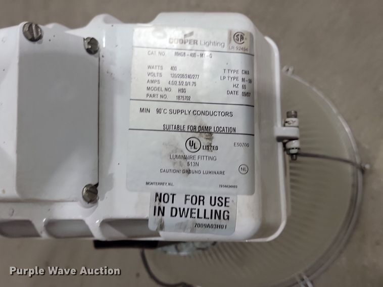 image for item LA9747 (41) Cooper Lighting HSG shop lights