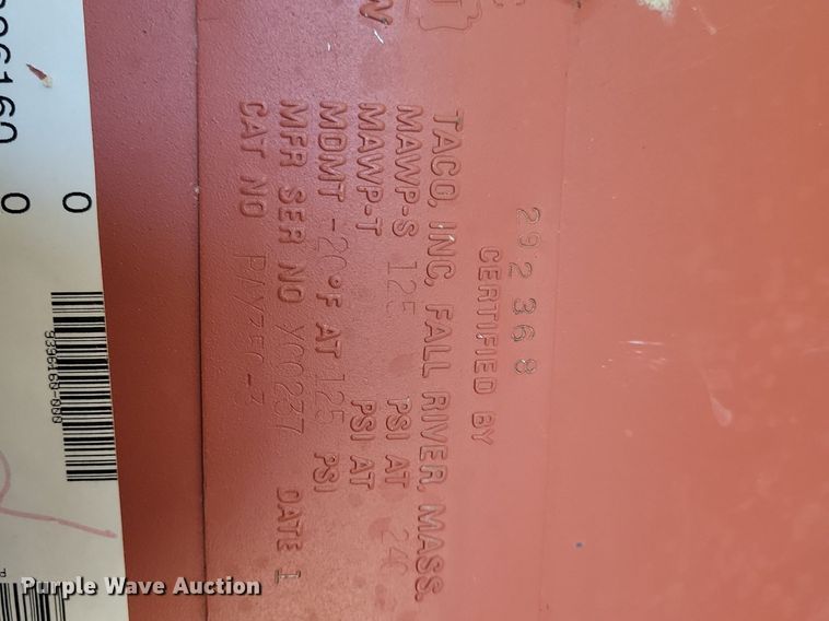 image for item LC9879 Taco pressure tank