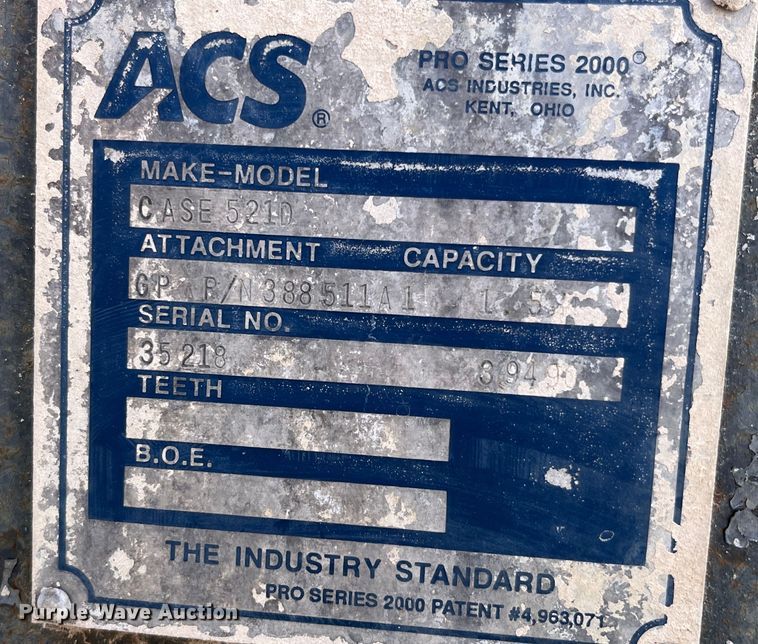 image for item LD9343 2001 Case 521D wheel loader