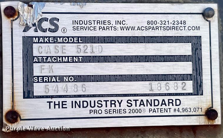 image for item LD9343 2001 Case 521D wheel loader