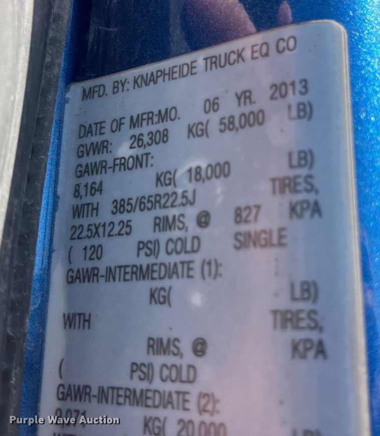 image for item LD9347 2014 International  WorkStar 7400 dump truck