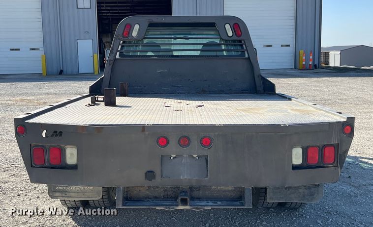 image for item LE9023 2008 Ford F450 Super Duty XL Crew Cab flatbed truck