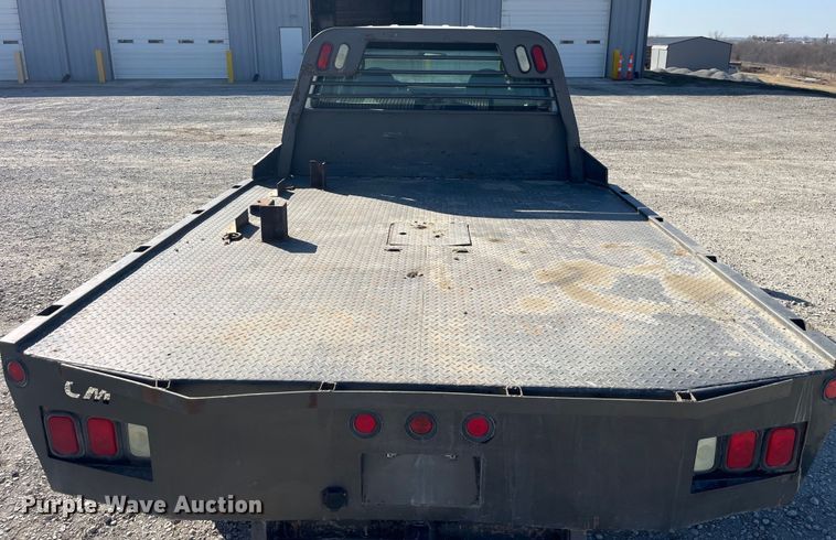 image for item LE9023 2008 Ford F450 Super Duty XL Crew Cab flatbed truck