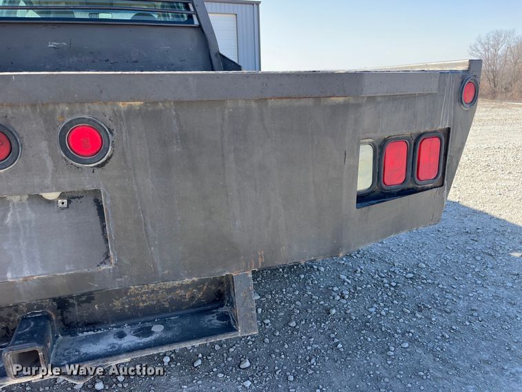 image for item LE9023 2008 Ford F450 Super Duty XL Crew Cab flatbed truck