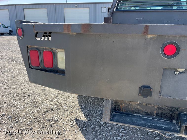 image for item LE9023 2008 Ford F450 Super Duty XL Crew Cab flatbed truck