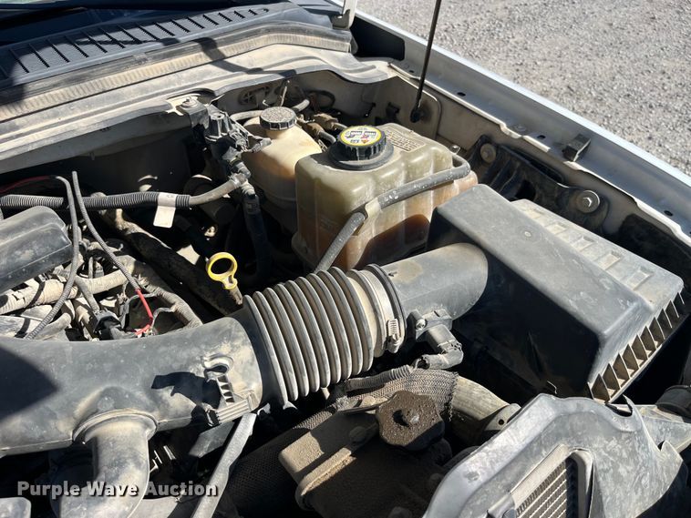 image for item LE9023 2008 Ford F450 Super Duty XL Crew Cab flatbed truck