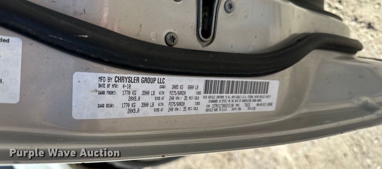 image for item LO9527 2010 Dodge Ram 1500 Crew Cab pickup truck