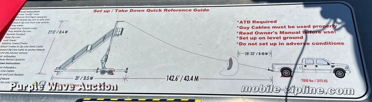 image for item LO9530 2018 Spectrum Sports International zipline