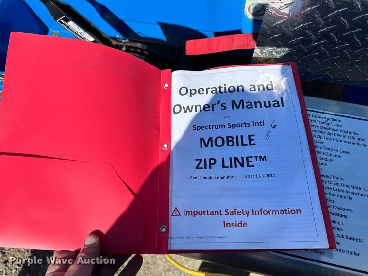 image for item LO9530 2018 Spectrum Sports International zipline